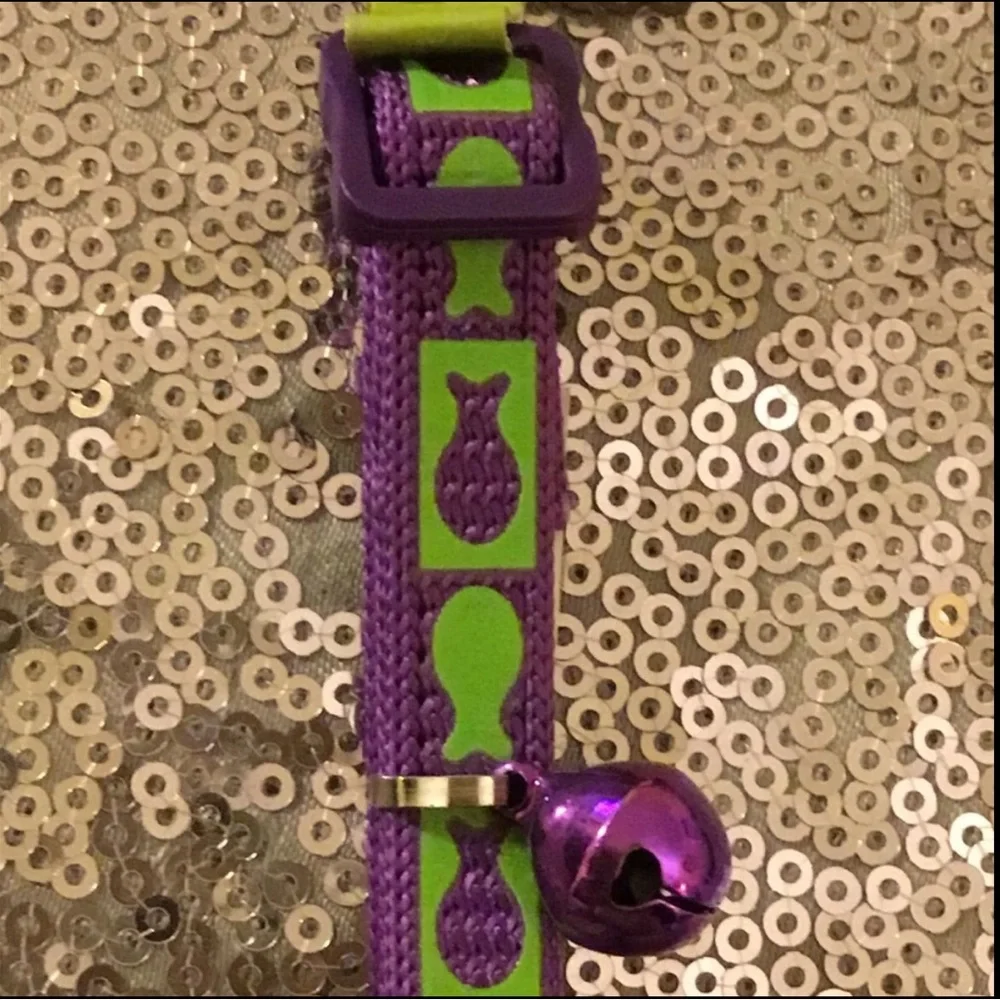 ✔️🌸Ⓜ️Bundle of 2 collars, colorful, NWT and for kittens only.